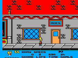 Simpsons, The - Bart vs. The Space Mutants (Europe) In game screenshot